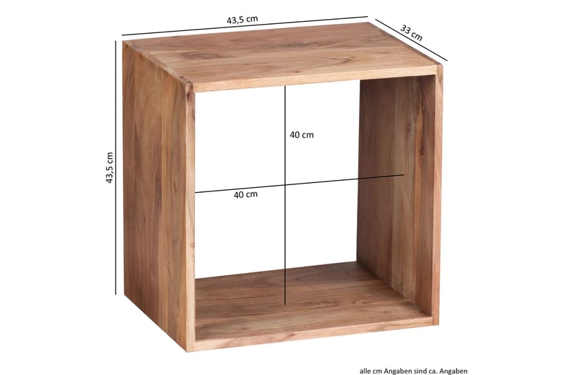 Sidobord Athmer 44 cm - Trä|natur - Möbler - Bord & matgrupp - Avlastningsbord & sidobord - Brickbord & småbord