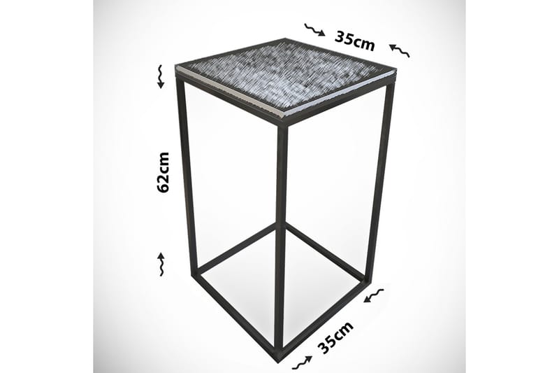 Sidobord Ubbeboda 35 cm - Brun - Möbler - Bord & matgrupp - Avlastningsbord & sidobord - Brickbord & småbord