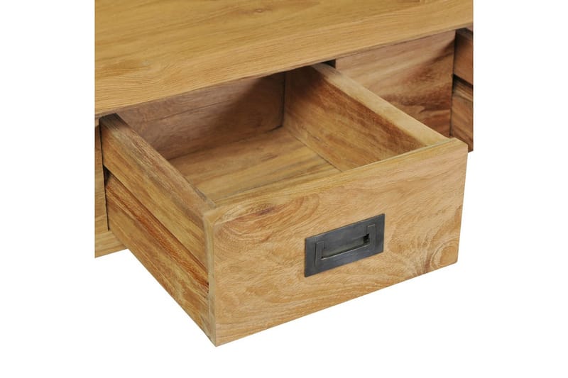 Konsolbord i massiv teak 90x30x80 cm - Brun - Möbler - Bord & matgrupp - Avlastningsbord & sidobord - Konsolbord & hallbord