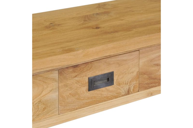 Konsolbord i massiv teak 90x30x80 cm - Brun - Möbler - Bord & matgrupp - Avlastningsbord & sidobord - Konsolbord & hallbord