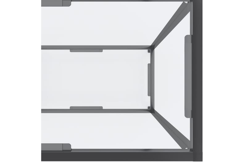 Konsolbord transparent 180x35x75,5 cm härdat glas - Transparent - Möbler - Bord & matgrupp - Avlastningsbord & sidobord - Konsolbord & hallbord