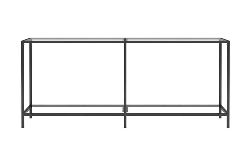 Konsolbord transparent 180x35x75,5 cm härdat glas - Transparent - Möbler - Bord & matgrupp - Avlastningsbord & sidobord - Konsolbord & hallbord