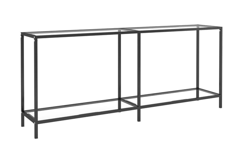 Konsolbord transparent 180x35x75,5 cm härdat glas - Transparent - Möbler - Bord & matgrupp - Avlastningsbord & sidobord - Konsolbord & hallbord