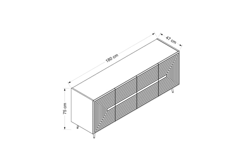 Konsollbord Jose 180 cm - Vit - Möbler - Bord & matgrupp - Avlastningsbord & sidobord - Konsolbord & hallbord