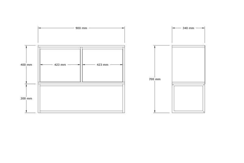 Konsollbord Zermat 90 cm - Vit marmor - Möbler - Bord & matgrupp - Avlastningsbord & sidobord - Konsolbord & hallbord