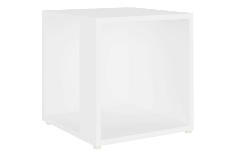 Sidobord vit 33x33x34,5 cm spånskiva - Vit - Möbler - Bord & matgrupp - Avlastningsbord & sidobord - Lampbord & sidobord