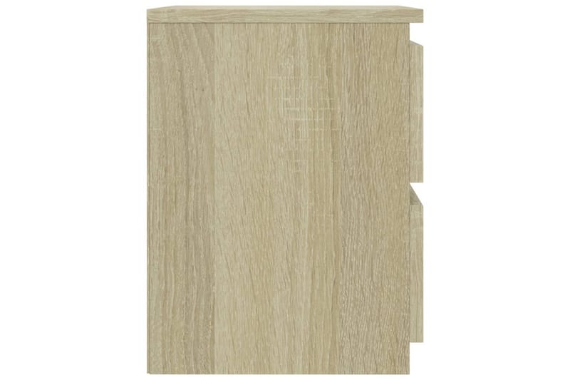 Sängbord 2 st sonoma ek 30x30x40 cm spånskiva - Brun - Möbler - Bord & matgrupp - Avlastningsbord & sidobord - Sängbord & nattduksbord