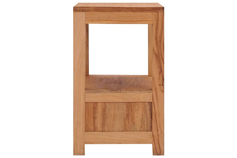 Sängbord 40x30x50 cm massiv teak - Brun - Möbler - Bord & matgrupp - Avlastningsbord & sidobord - Sängbord & nattduksbord