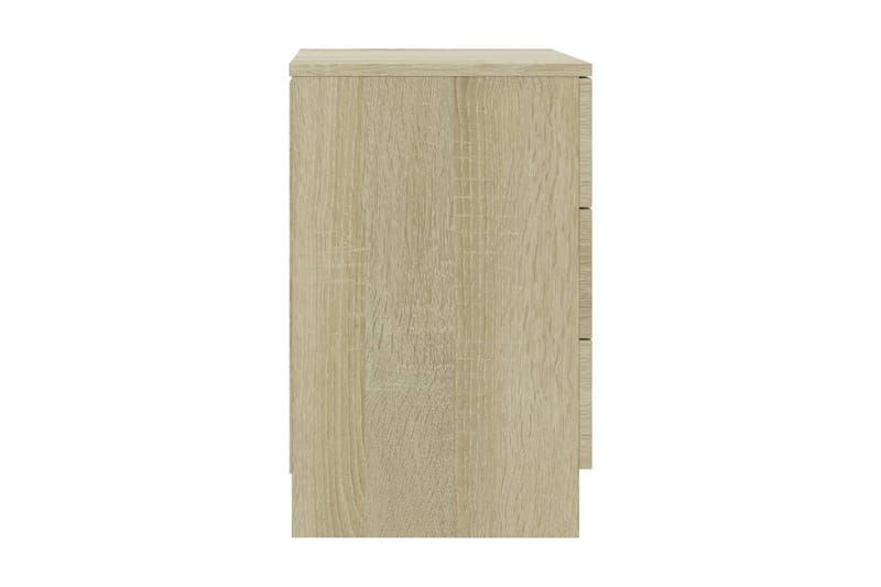 Sängbord sonoma ek 38x35x56 cm spånskiva - Brun - Möbler - Bord & matgrupp - Avlastningsbord & sidobord - Sängbord & nattduksbord