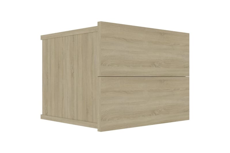 Sängbord sonoma ek 40x30x30 cm spånskiva - Beige - Möbler - Bord & matgrupp - Avlastningsbord & sidobord - Sängbord & nattduksbord