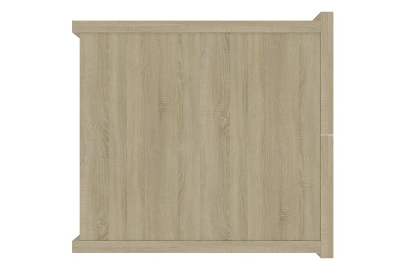 Sängbord sonoma ek 40x30x30 cm spånskiva - Beige - Möbler - Bord & matgrupp - Avlastningsbord & sidobord - Sängbord & nattduksbord