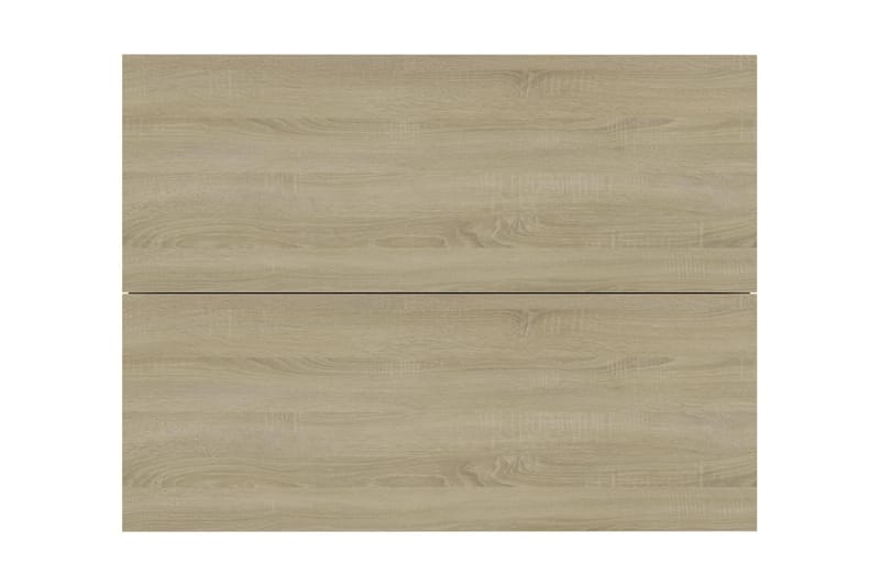 Sängbord sonoma ek 40x30x30 cm spånskiva - Beige - Möbler - Bord & matgrupp - Avlastningsbord & sidobord - Sängbord & nattduksbord