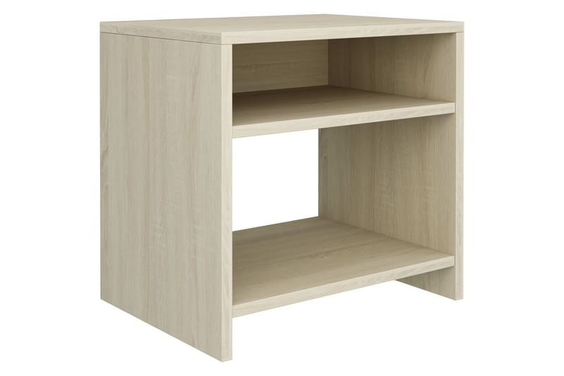 Sängbord sonoma ek 40x30x40 cm spånskiva - Brun - Möbler - Bord & matgrupp - Avlastningsbord & sidobord - Sängbord & nattduksbord