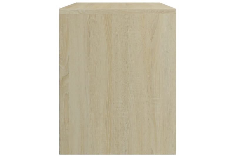 Sängbord sonoma ek 40x30x40 cm spånskiva - Brun - Möbler - Bord & matgrupp - Avlastningsbord & sidobord - Sängbord & nattduksbord