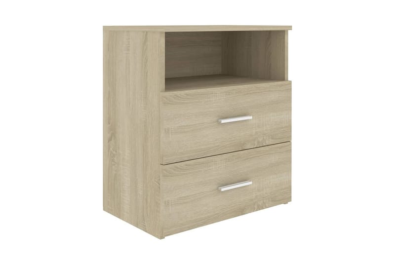 Sängbord sonoma-ek 50x32x60 cm - Brun - Möbler - Bord & matgrupp - Avlastningsbord & sidobord - Sängbord & nattduksbord