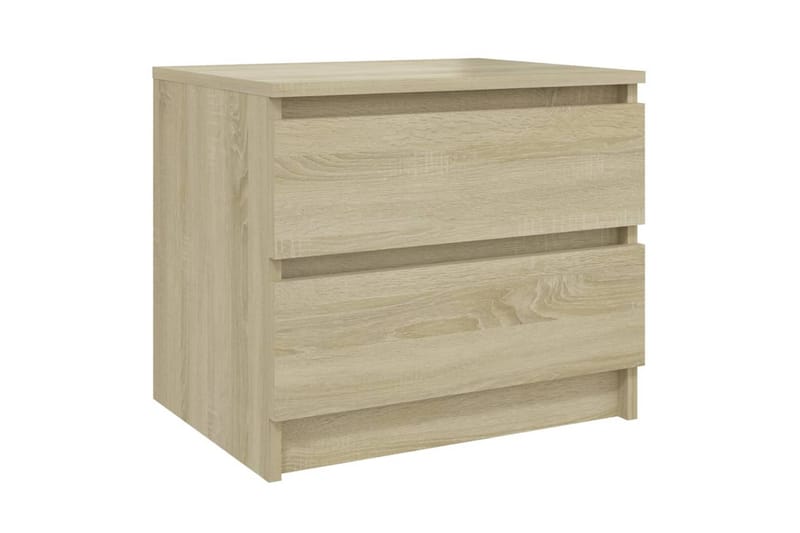 Sängbord sonoma-ek 50x39x43,5 cm spånskiva - Brun - Möbler - Bord & matgrupp - Avlastningsbord & sidobord - Sängbord & nattduksbord