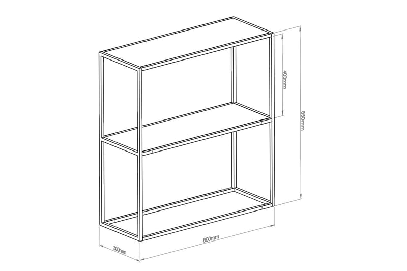 Sidobord Berra 80 cm - Svart - Möbler - Bord & matgrupp - Avlastningsbord & sidobord - Lampbord & sidobord