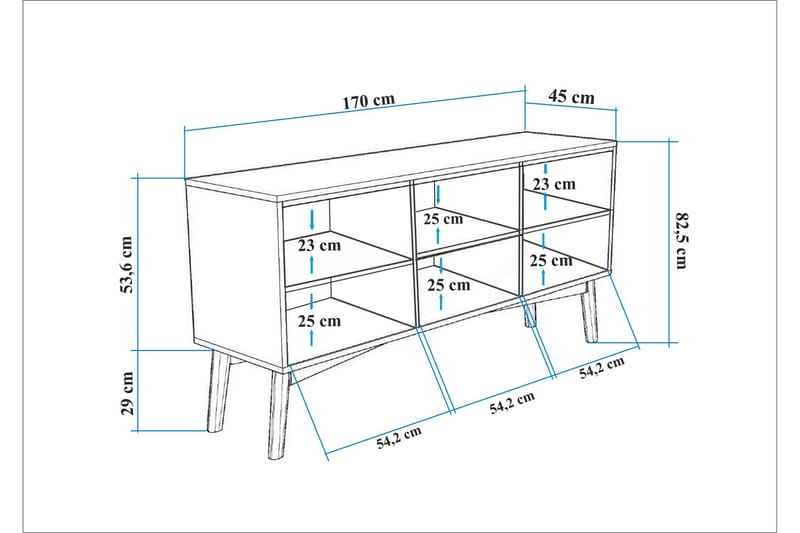 Valsot Konsollbord 170 cm - Brun - Möbler - Bord & matgrupp - Avlastningsbord & sidobord - Konsolbord & hallbord