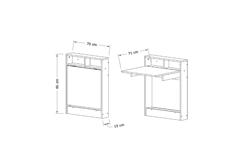 Barbord Bracked 70 cm - Beige - Möbler - Bord & matgrupp - Barbord & ståbord