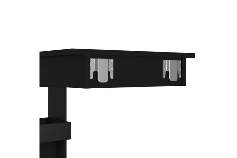 beBasic Barbord väggmonterat svart 102x45x103,5 cm konstruerat trä - Black - Möbler - Bord & matgrupp - Barbord & ståbord