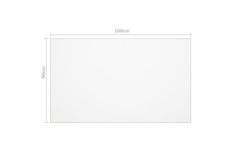 Bordsskydd matt 160x90 cm 2 mm PVC - Transparent - Möbler - Bord & matgrupp - Bordstillbehör