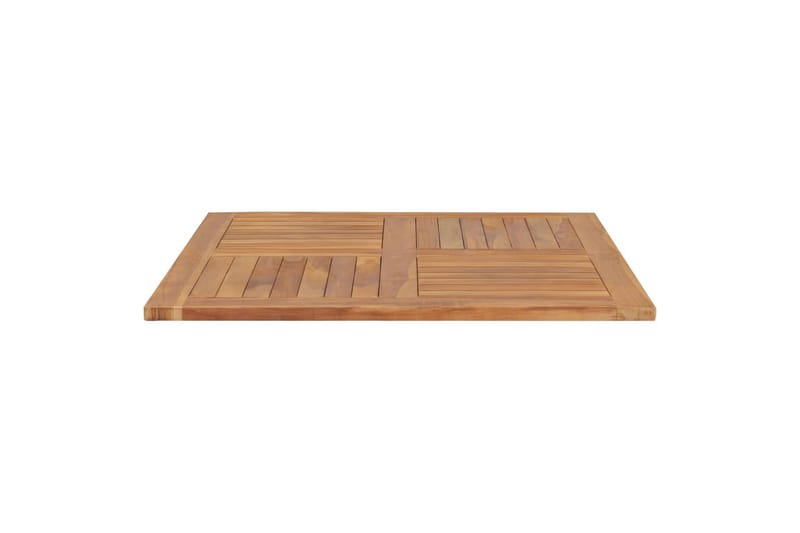 Bordsskiva massiv teak fyrkantig 90x90x2,5 cm - Brun - Möbler - Bord & matgrupp - Bordstillbehör - Illäggsskiva