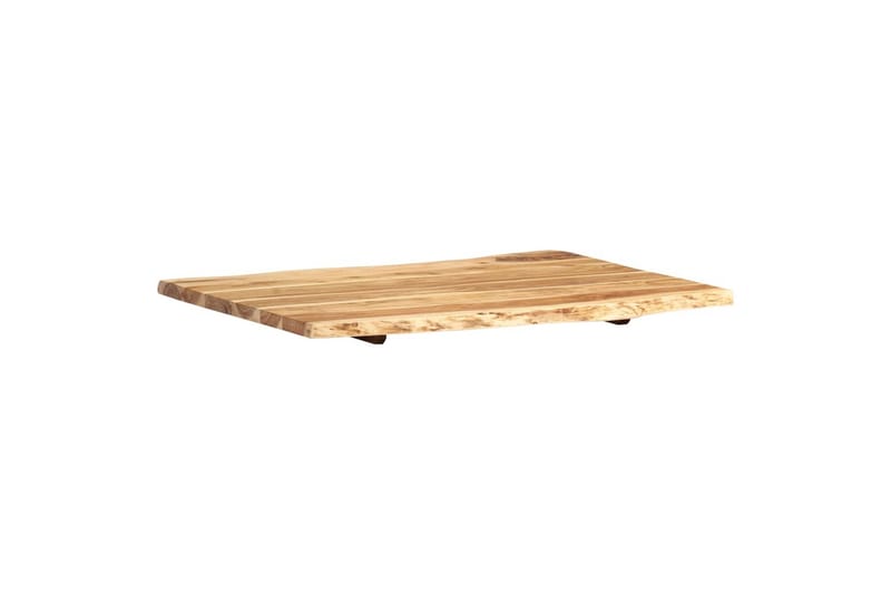 Bordsskiva massivt akaciaträ 80x(50-60)x2,5 cm - Brun - Möbler - Bord & matgrupp - Bordstillbehör - Illäggsskiva