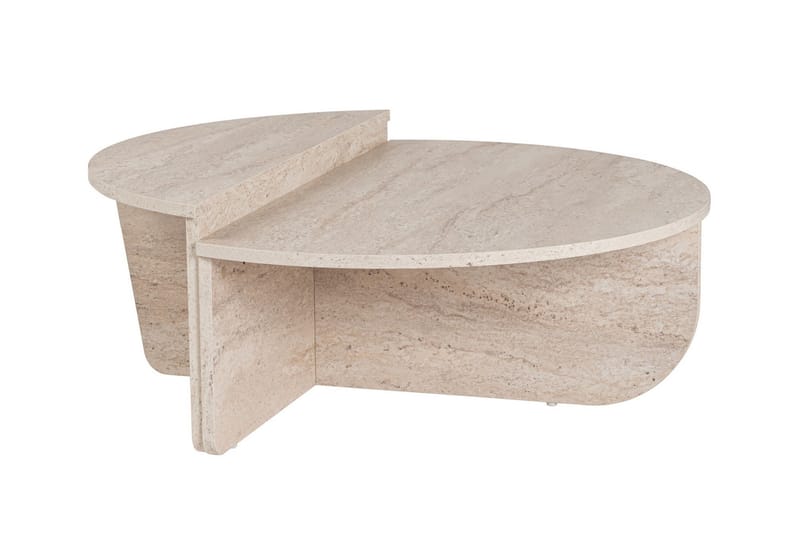 Georgette Soffbord 90 cm - Travertine - Möbler - Bord & matgrupp - Soffbord