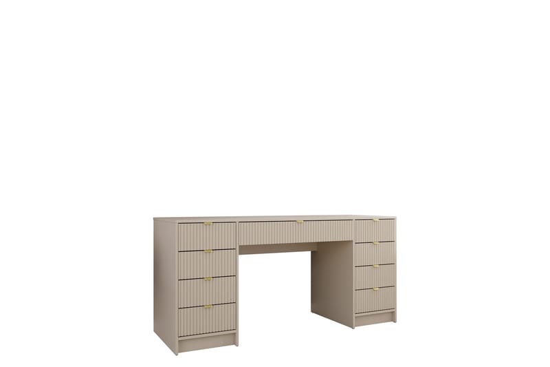 Gudelia Sminkbord 154 cm - Beige - Möbler - Bord & matgrupp - Sminkbord & toalettbord