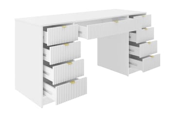 Gudelia Sminkbord 154 cm - Svart - Möbler - Bord & matgrupp - Sminkbord & toalettbord