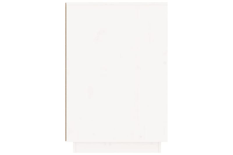 beBasic Skrivbord vit 140x50x75 cm massiv furu - White - Möbler - Bord & matgrupp - Kontorsbord - Skrivbord