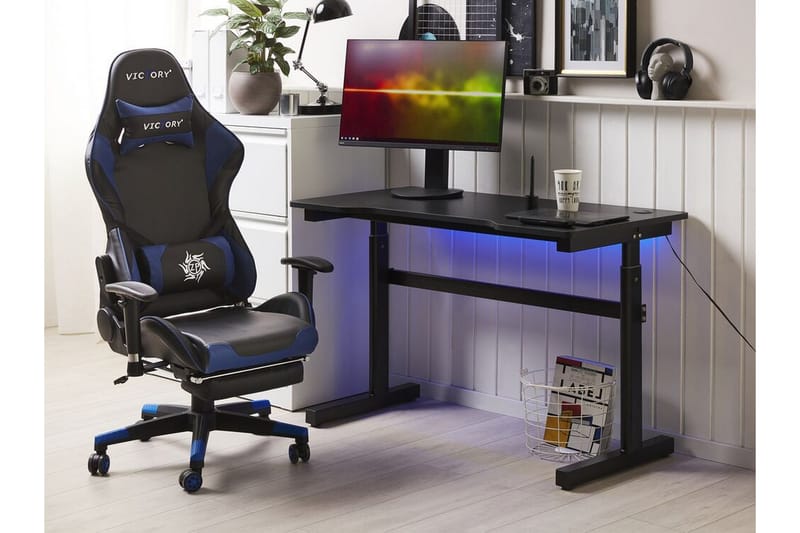 Durbine Gamingbord 120x60 cm Rektangulär - Svart - Möbler - Bord & matgrupp - Kontorsbord - Gamingbord