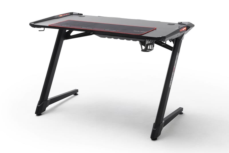 Gaming Skrivbord Ingleby 1 120 cm - Svart - Möbler - Bord & matgrupp - Kontorsbord - Skrivbord