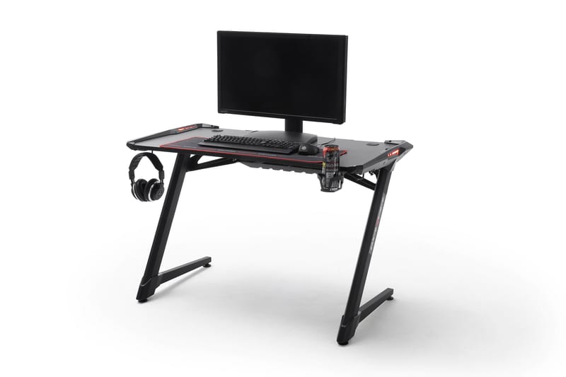 Gaming Skrivbord Ingleby 1 120 cm - Svart - Möbler - Bord & matgrupp - Kontorsbord - Skrivbord