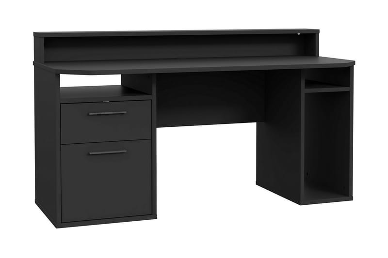 Gaming Skrivbord Kilcott 160 cm - Svart - Skrivbord - Datorbord - Klaffbord & hopfällbart bord - Marmorbord - Höj och sänkbart skrivbord