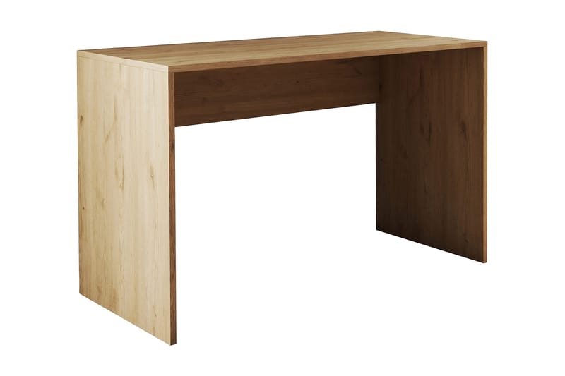 Skrivbord Mesjö 120x75x120 cm med förvaring - Ek - Skrivbord - Datorbord - Klaffbord & hopfällbart bord - Marmorbord - Höj och sänkbart skrivbord