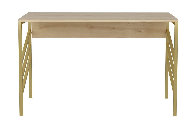 Skrivbord Yepan 60x74,8x120 cm - Guld/Brun - Skrivbord - Datorbord - Klaffbord & hopfällbart bord - Marmorbord - Höj och sänkbart skrivbord