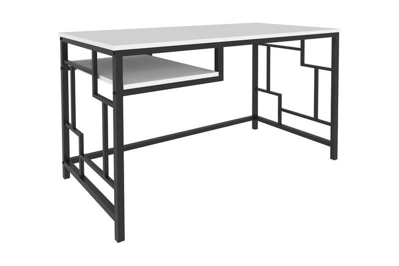 Skrivbord Yepan 60x74,8x120 cm - Svart/Vit - Möbler - Bord & matgrupp - Kontorsbord - Skrivbord