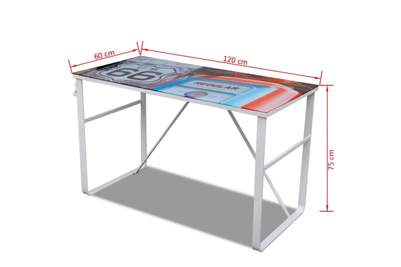 Unikt rektangulärt skrivbord - Flerfärgad - Möbler - Bord & matgrupp - Kontorsbord - Skrivbord