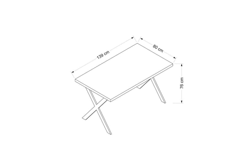 Matbord Brayn 139 cm Rektangulär - Ek - Möbler - Bord & matgrupp - Matbord & köksbord