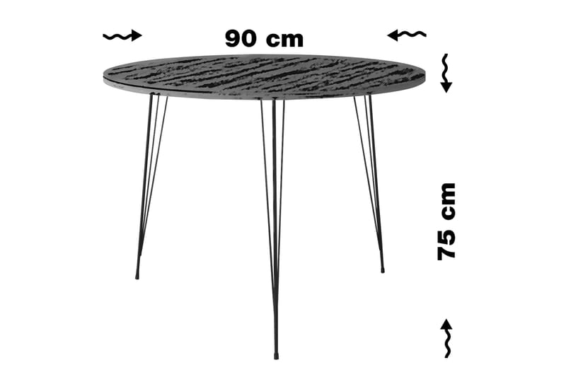 Bord Odet 90 cm - Ek - Möbler - Bord & matgrupp - Matbord & köksbord