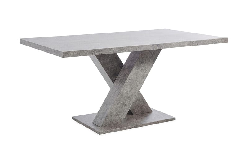 Matbord Agdis 160 cm - Grå - Klaffbord & hopfällbart bord - Marmorbord - Matbord & köksbord