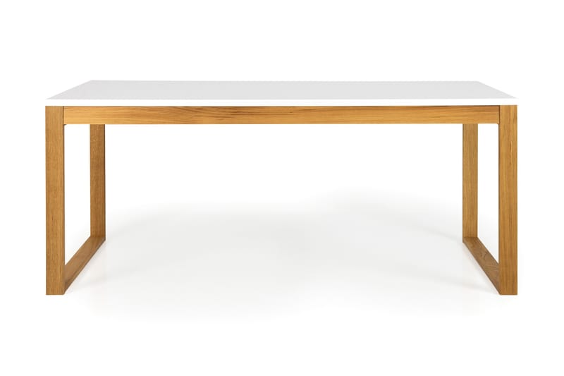 Matbord Birka 180 cm - Ek/Vit - Klaffbord & hopfällbart bord - Marmorbord - Matbord & köksbord