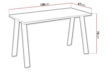 Matbord Cisy 138 cm - Ek - Möbler - Bord & matgrupp - Matbord & köksbord