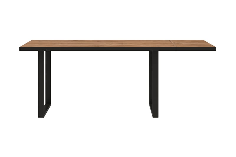 Matbord Coppin Förlängningsbart 160 cm - Brun - Klaffbord & hopfällbart bord - Marmorbord - Matbord & köksbord
