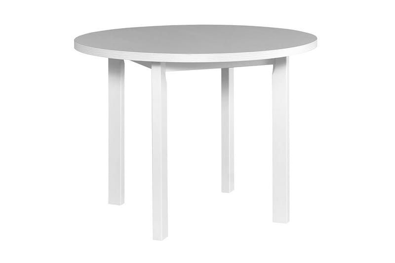 Matbord Farinas - Vit - Klaffbord & hopfällbart bord - Marmorbord - Matbord & köksbord