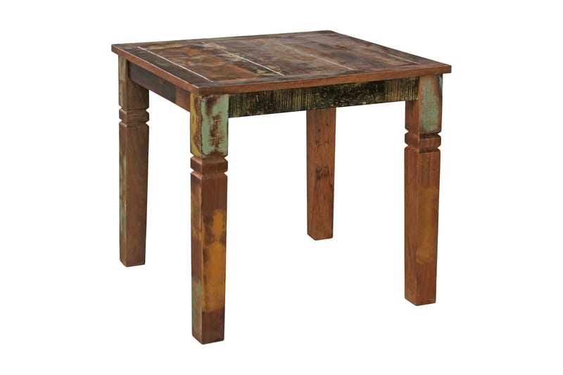 Matbord Mirao 80 cm - Flerfärgad - Klaffbord & hopfällbart bord - Marmorbord - Matbord & köksbord