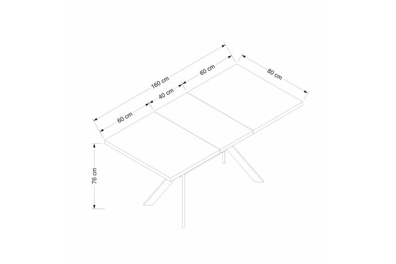 Matbord Nabi 160 cm Rektangulär - Ek - Möbler - Bord & matgrupp - Matbord & köksbord