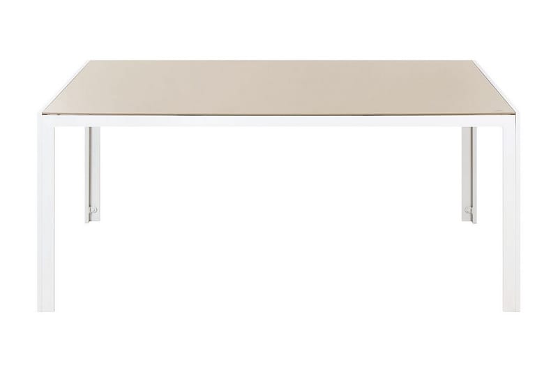 Matbord Villacarillo 160x91 cm - Beige/Vit - Möbler - Bord & matgrupp - Matbord & köksbord