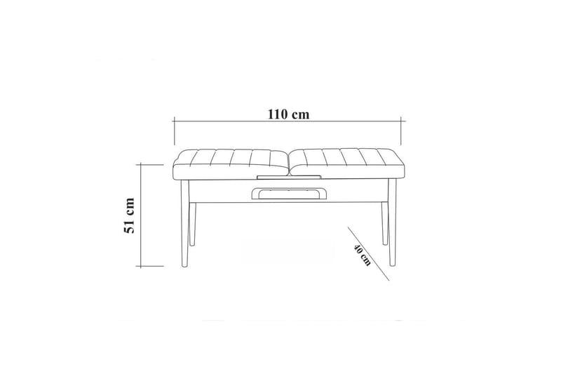 Matgrupp 4 delar Swonger 75 cm - Vit|Antracit - Möbler - Bord & matgrupp - Matgrupp